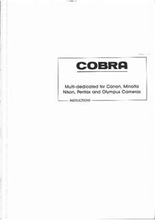 Cobra 250 MD manual. Camera Instructions.